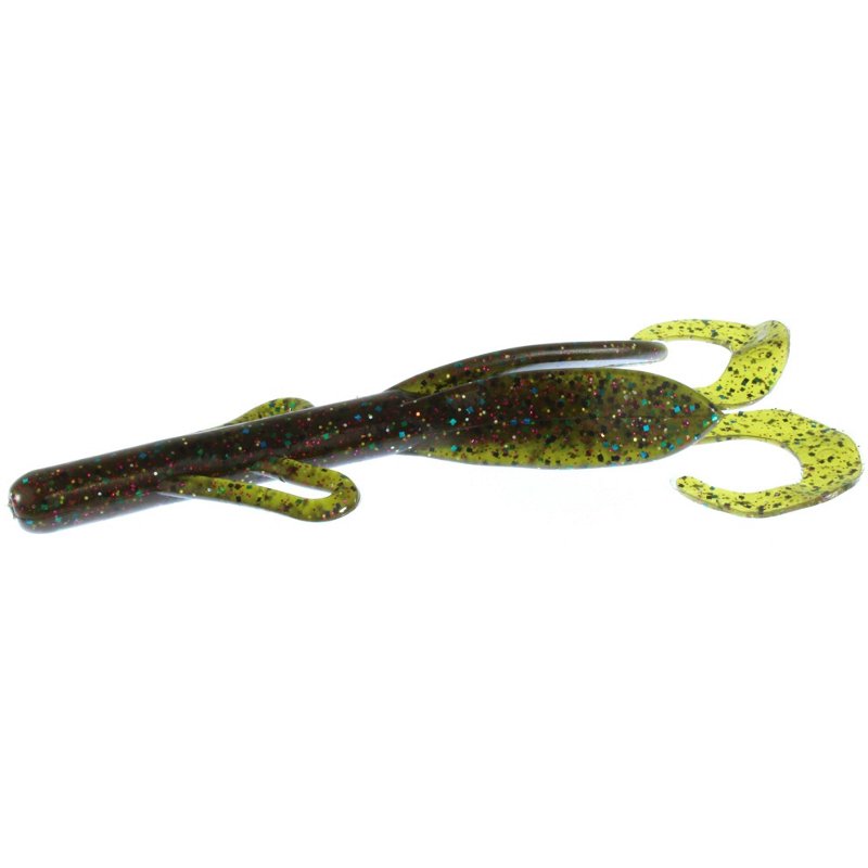 Zoom Brush Hog 7" Creatures 8-Pack Brown - Frsh Wtr Soft Plastic at Academy Sports