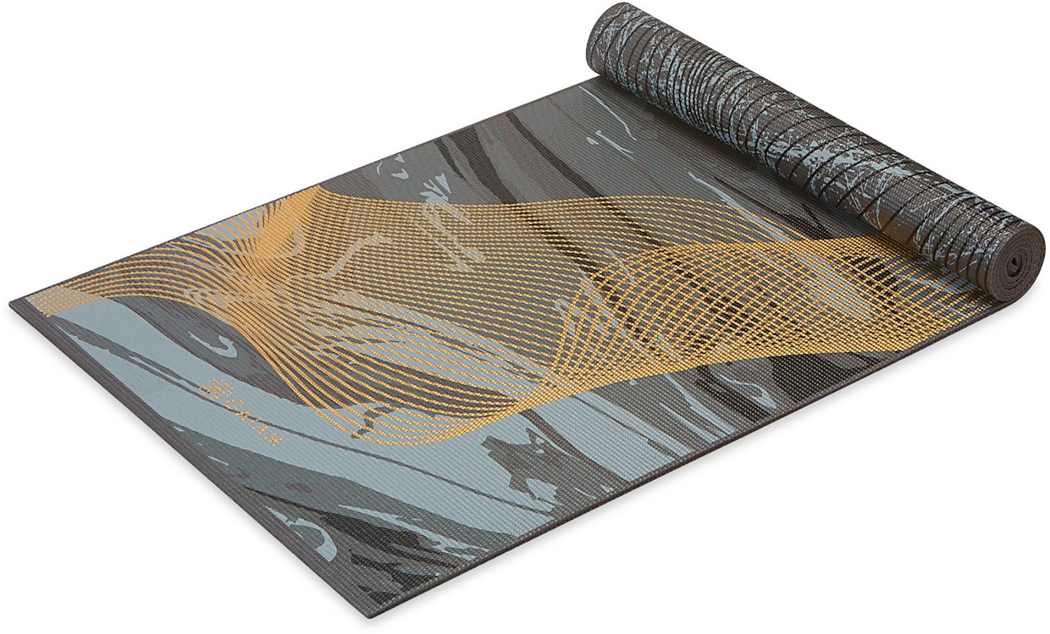 Gaiam Metallic 24 in x 68 in x 6 mm Reversible Yoga Mat                                                                          - view number 1