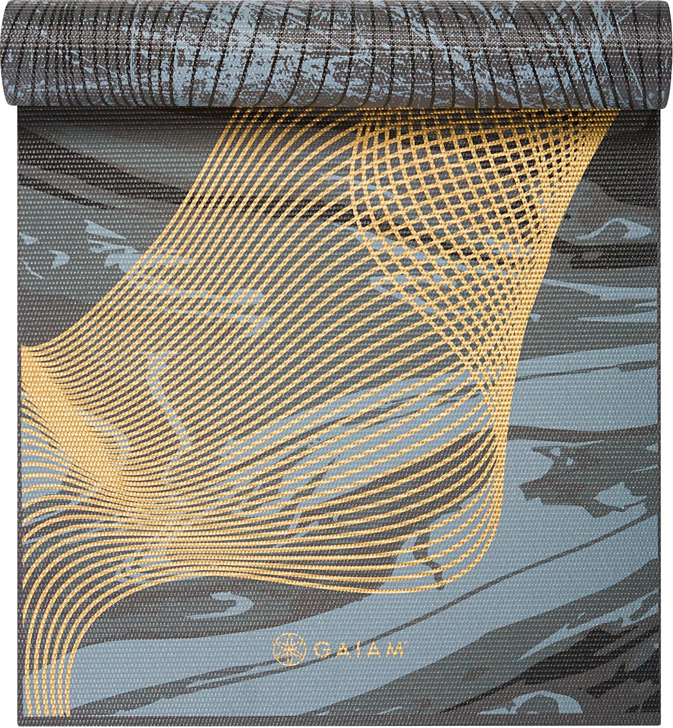 Gaiam Metallic 24 in x 68 in x 6 mm Reversible Yoga Mat                                                                          - view number 2
