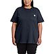 Carhartt Women's WK87 Workwear Pocket Plus Size T-shirt                                                                          - view number 1 image
