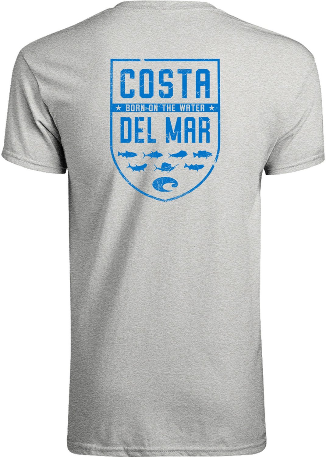  Costa Del Mar Men's Tech Species Bass Long Sleeve, Grey, S :  Clothing, Shoes & Jewelry