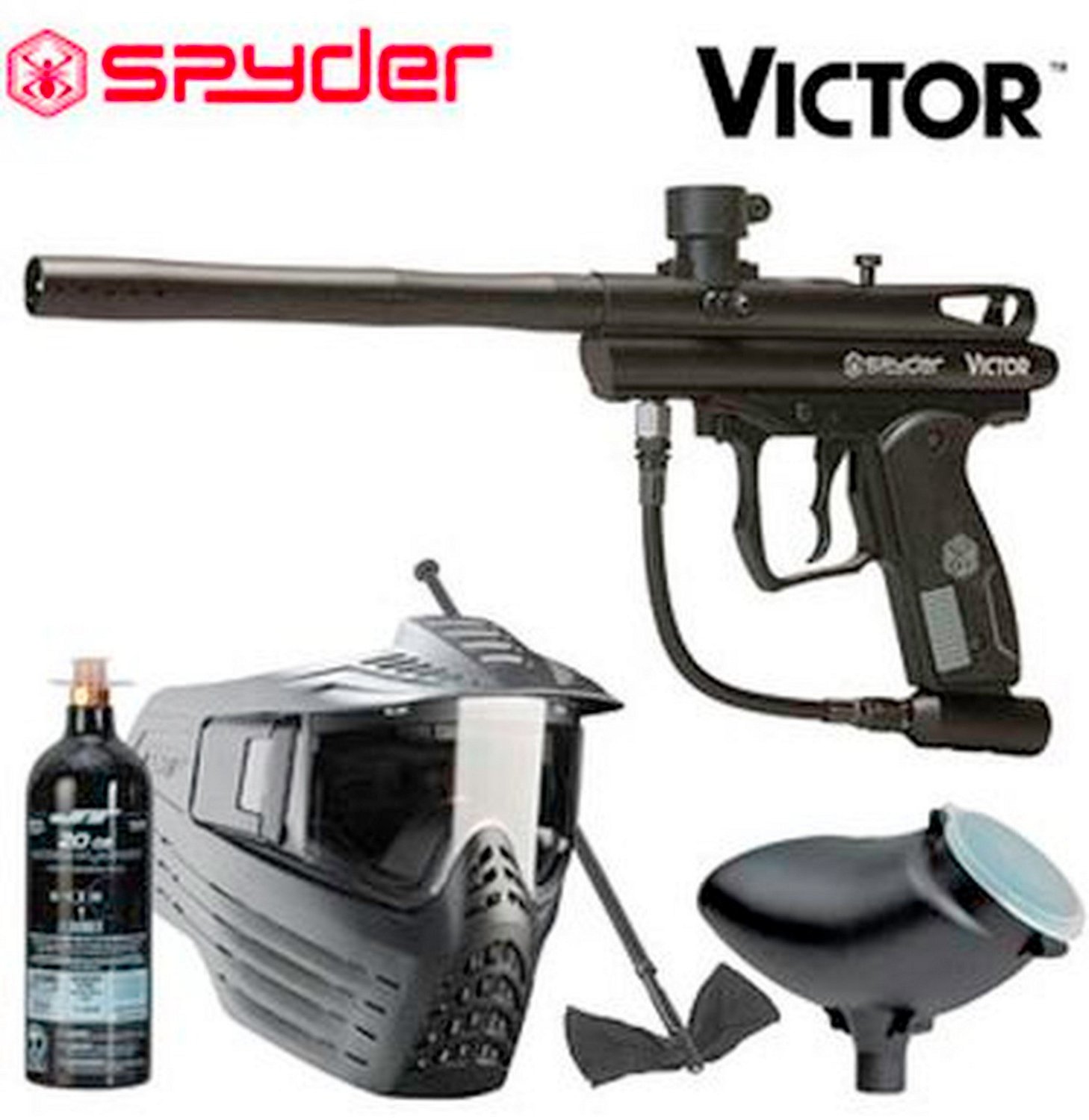 spyder paintball logo red only