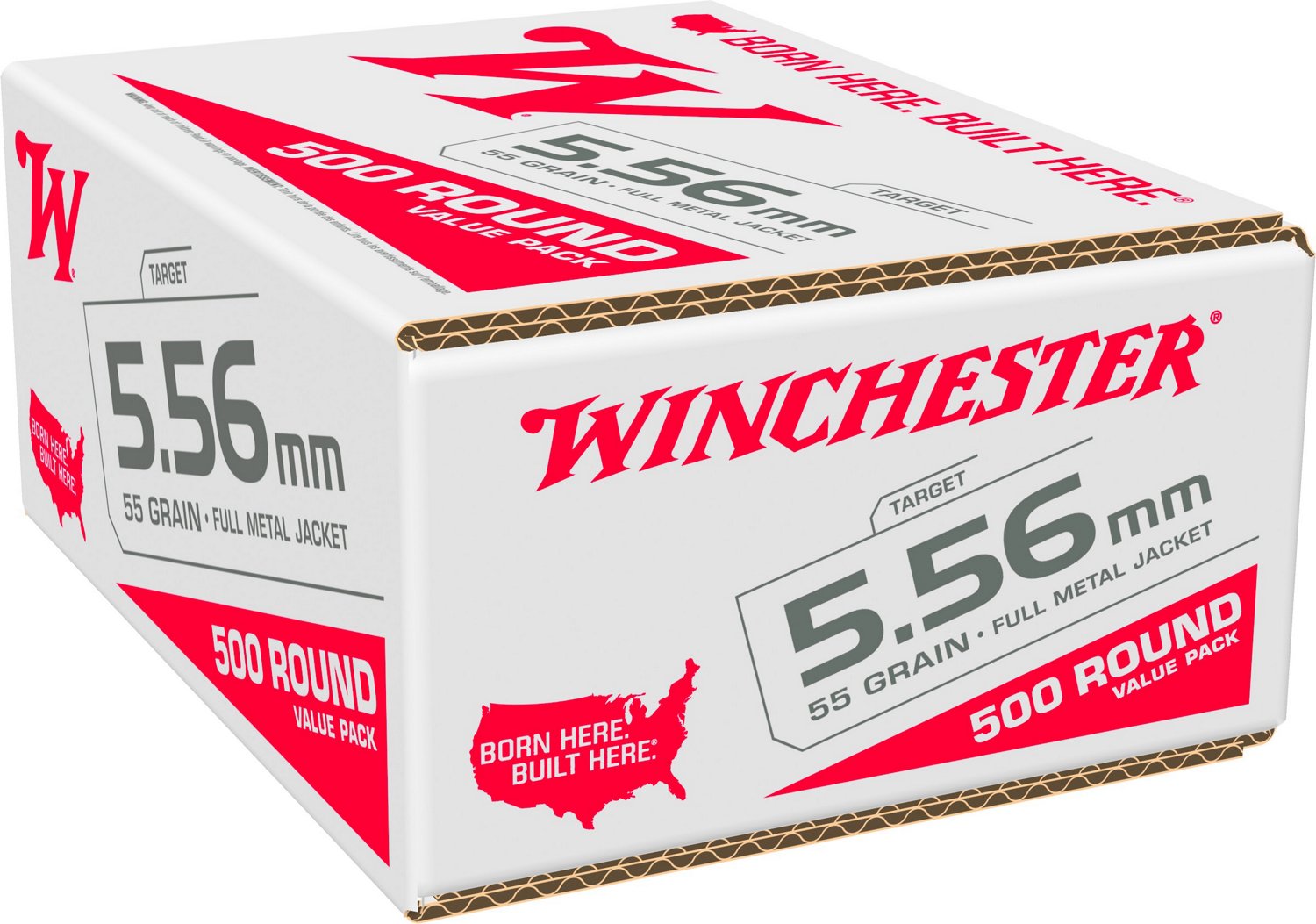 Winchester USA 5.56mm 55-Grain FMJ Ammunition                                                                                    - view number 2