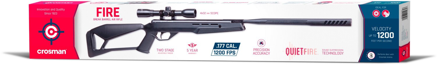 Crosman Fire .177 Pellet Air Rifle with QuietFire - view number 6