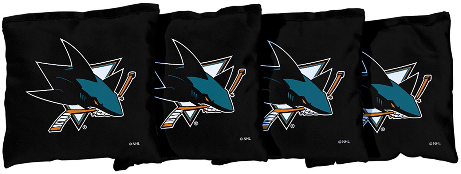 Victory Tailgate San Jose Sharks Regulation Corn-Filled Cornhole Bags 4-Pack - view number 1