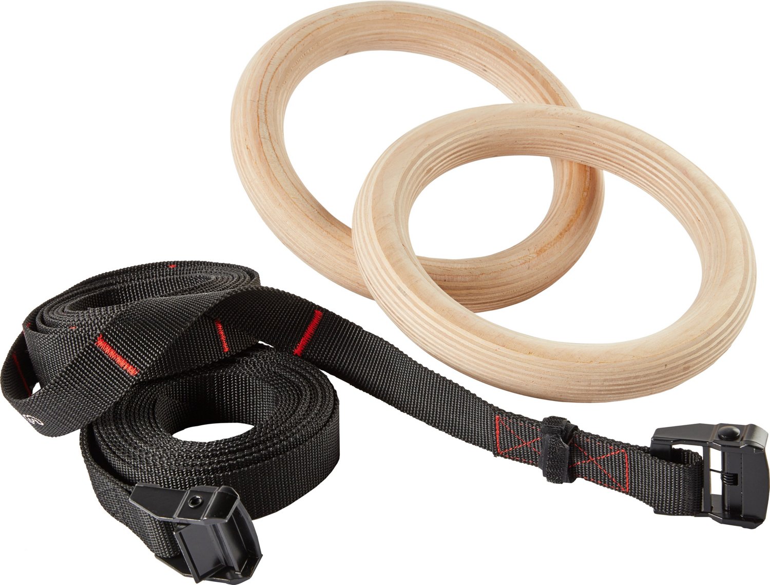 Cross Training Fitness Rings - Wood - Decathlon