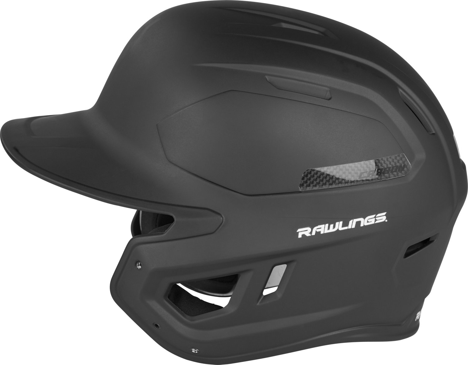 Rawlings Adults' Mach Carbon Batting Helmet                                                                                      - view number 3