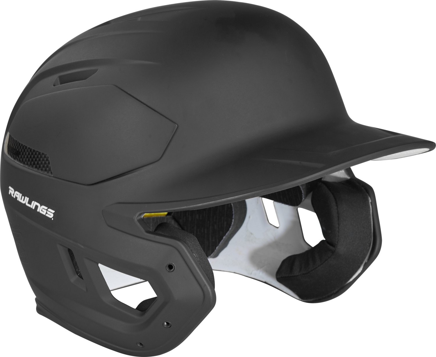 Rawlings Adults' Mach Carbon Batting Helmet                                                                                      - view number 6