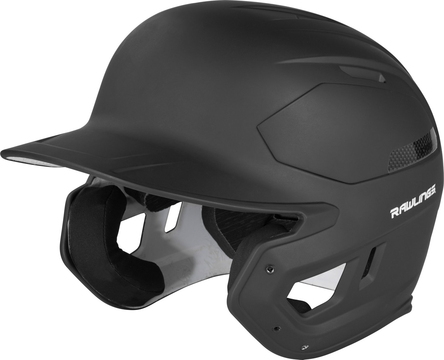 Rawlings Adults' Mach Carbon Batting Helmet                                                                                      - view number 5