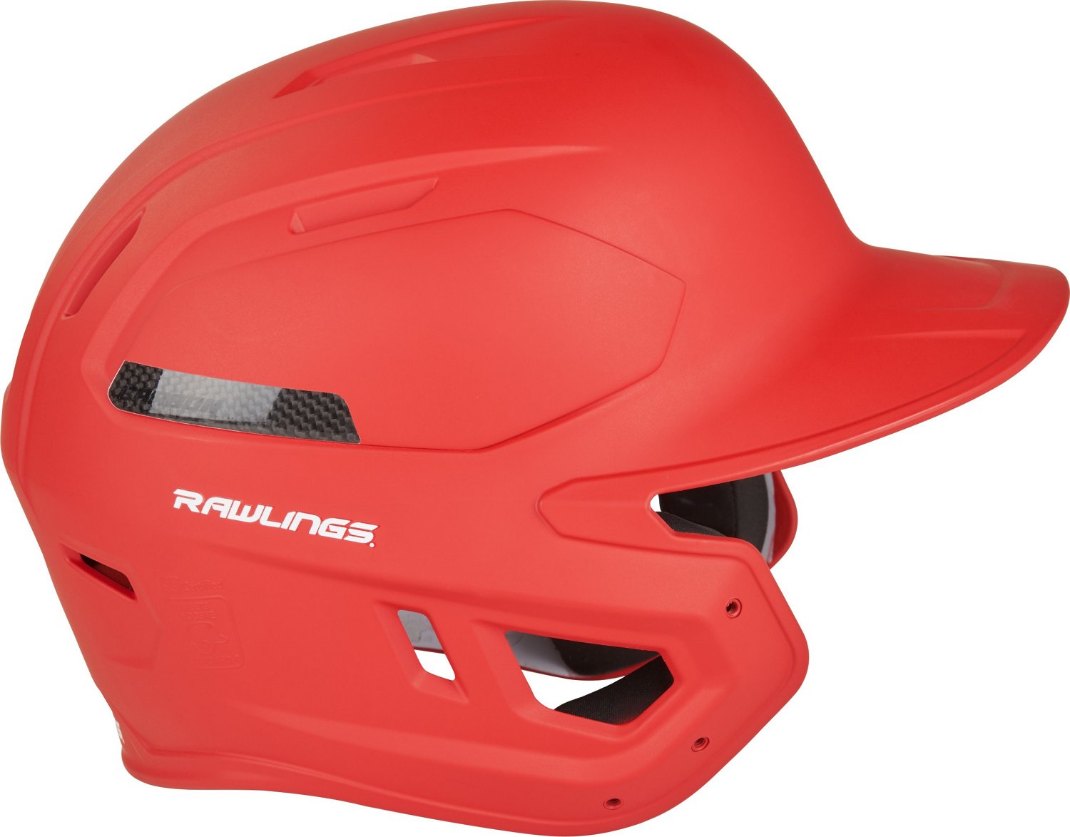 Rawlings Adults' Mach Carbon Batting Helmet                                                                                      - view number 4