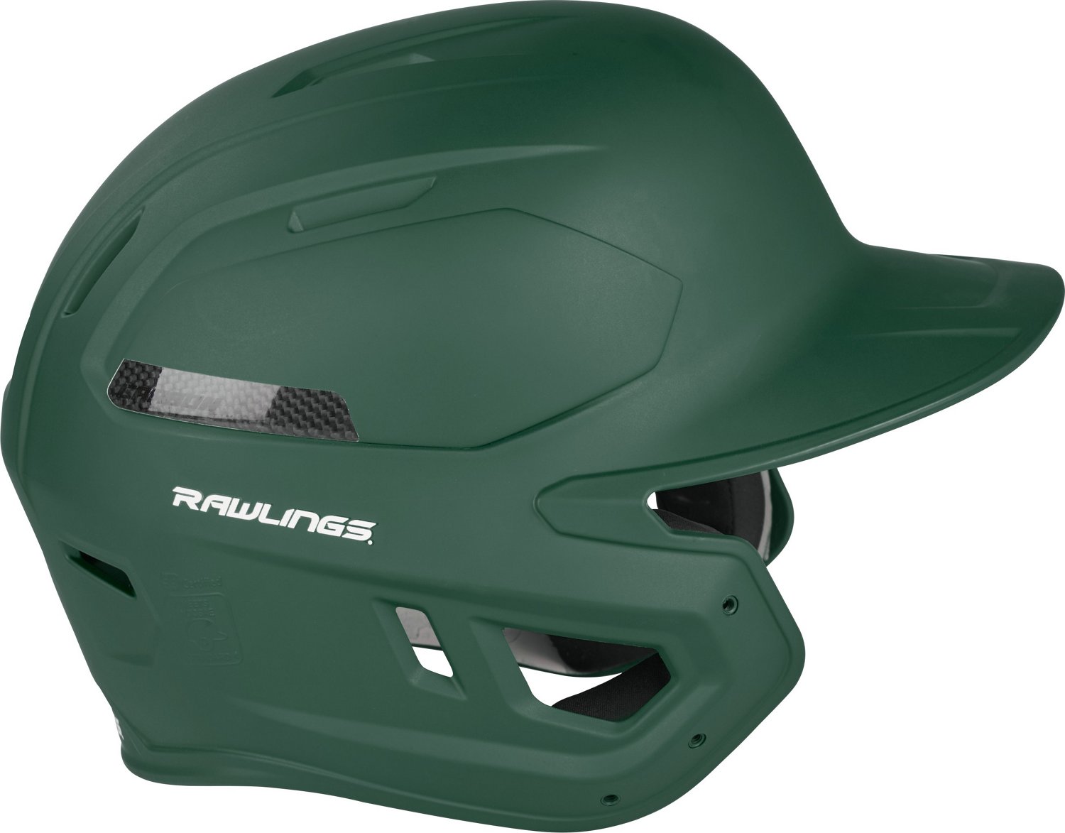 Rawlings Adults' Mach Carbon Batting Helmet                                                                                      - view number 4