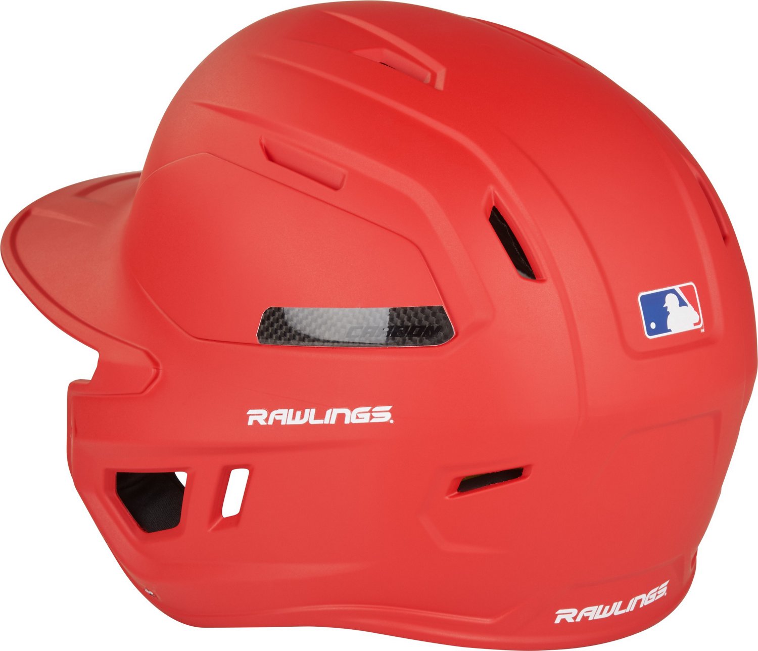 Rawlings Adults' Mach Carbon Batting Helmet                                                                                      - view number 7