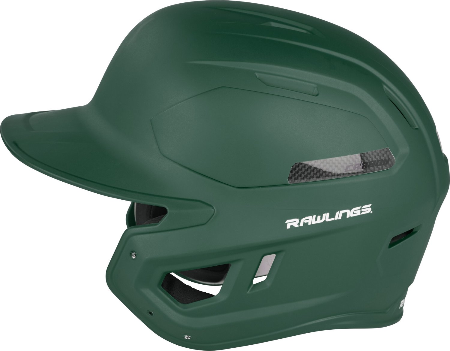Rawlings Adults' Mach Carbon Batting Helmet                                                                                      - view number 3