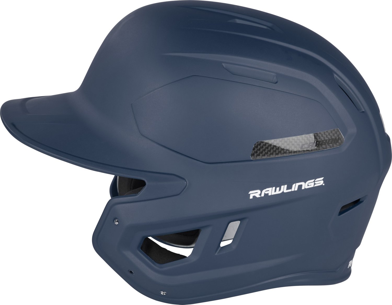 Rawlings Adults' Mach Carbon Batting Helmet                                                                                      - view number 3