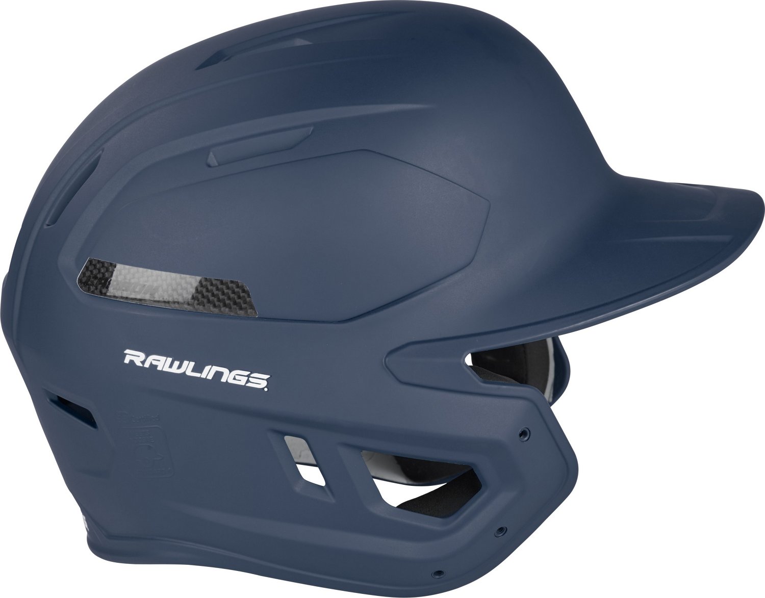 Rawlings Adults' Mach Carbon Batting Helmet                                                                                      - view number 4