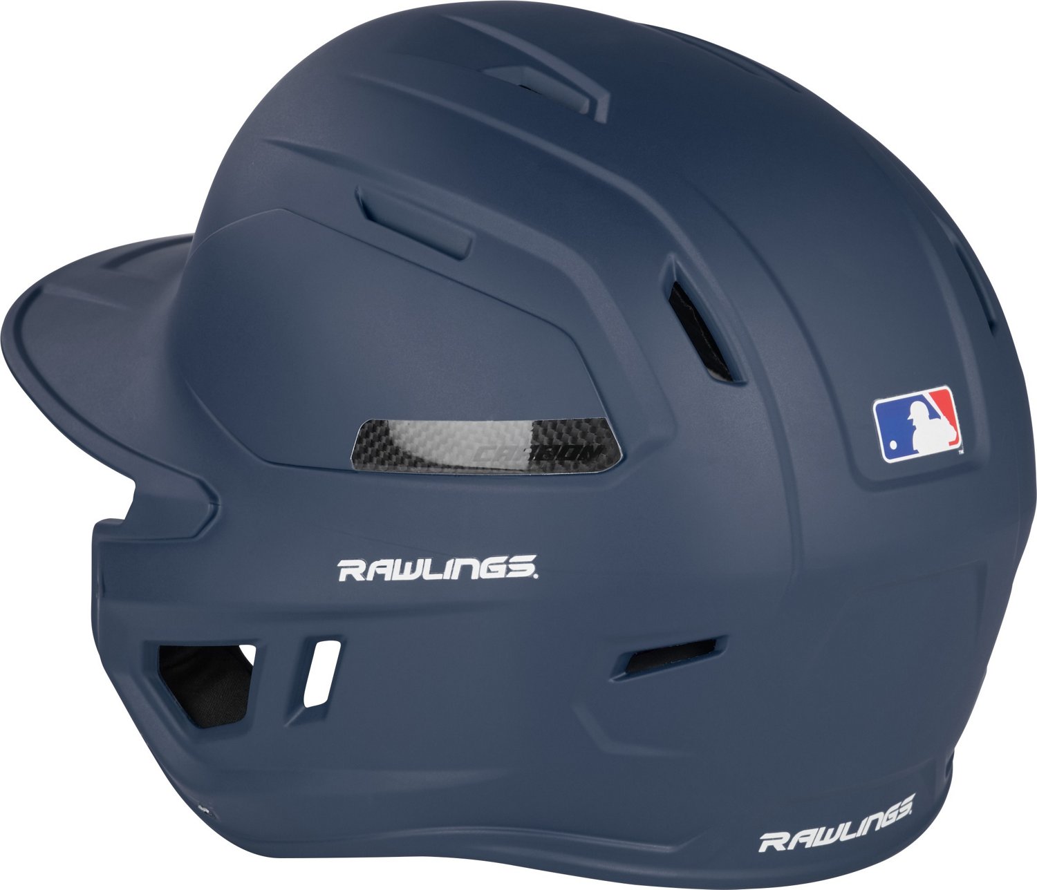 Rawlings Adults' Mach Carbon Batting Helmet                                                                                      - view number 7