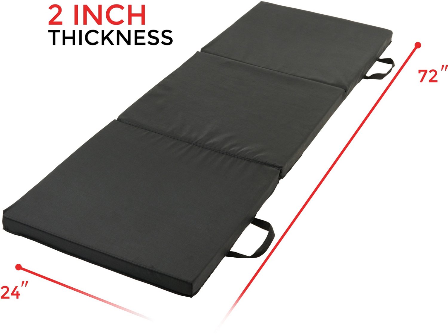 Sunny Health Fitness Trifold Exercise Mat Academy