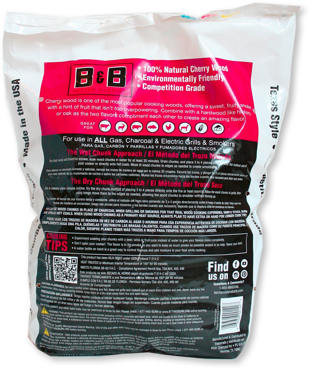 B&B 549 cu in Smoking Wood Chunks - view number 2