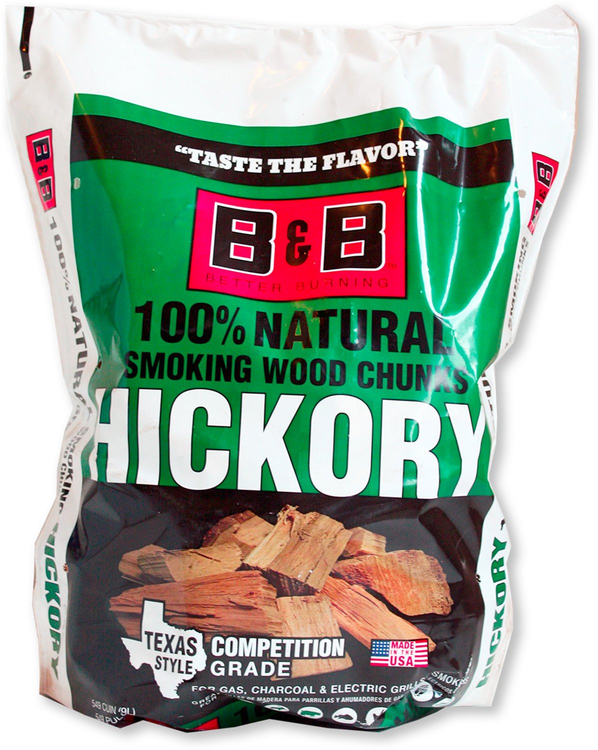 B&B 549 cu in Smoking Wood Chunks Academy