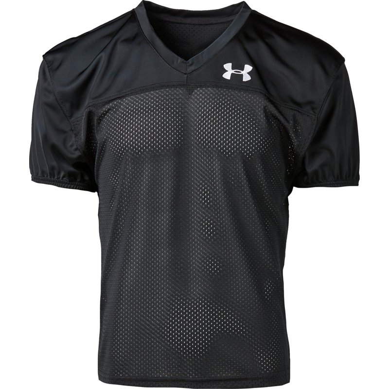 Under Armour Men's Football Practice Jersey Black, Medium - Football Apparel at Academy Sports