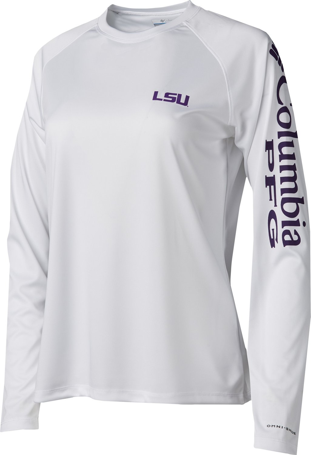 Men's Houston Astros Columbia White Terminal Tackle Omni-Shade Raglan Long  Sleeve T-Shirt