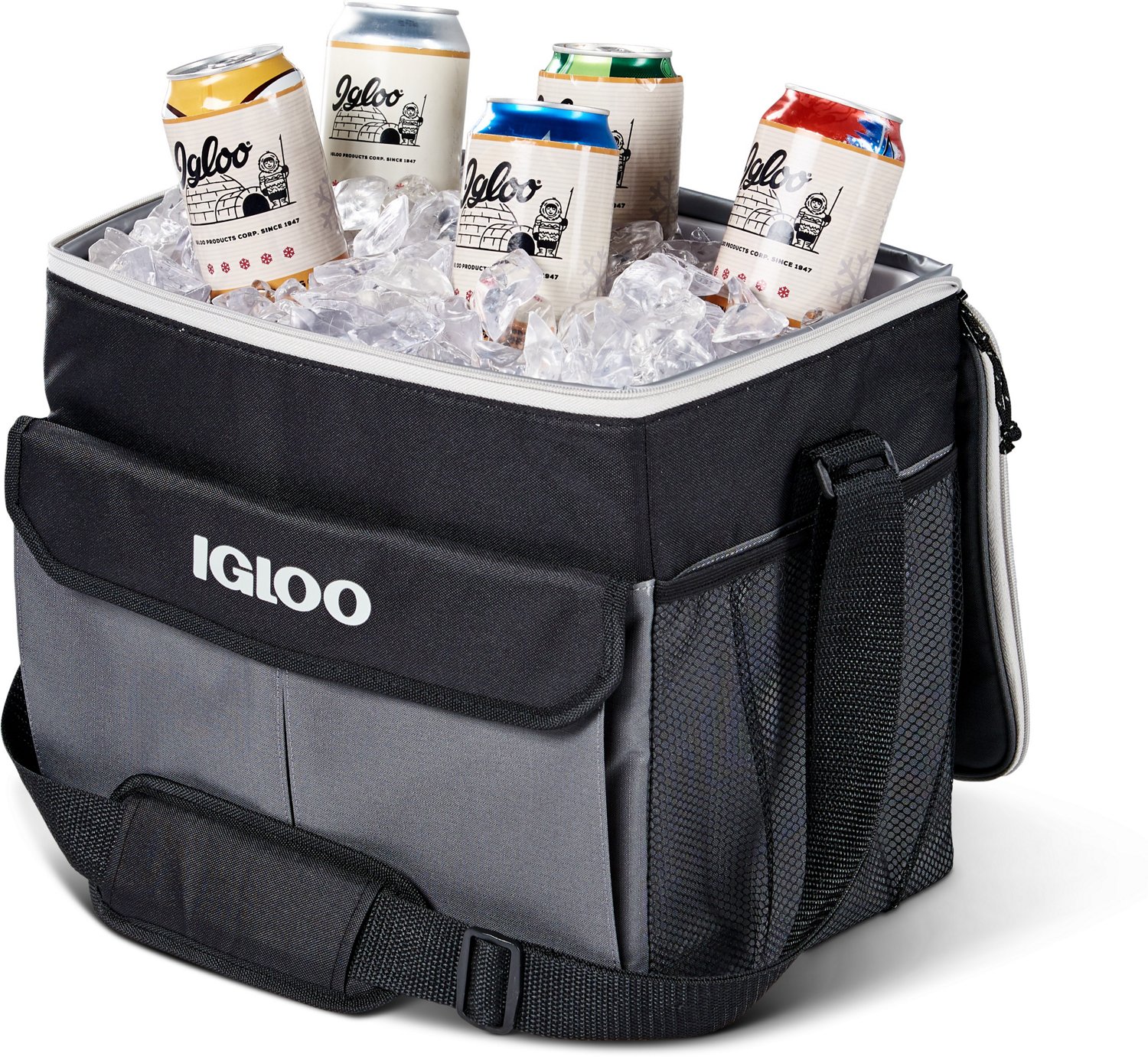 Igloo Core Gray & Black 24-Can Cooler Backpack