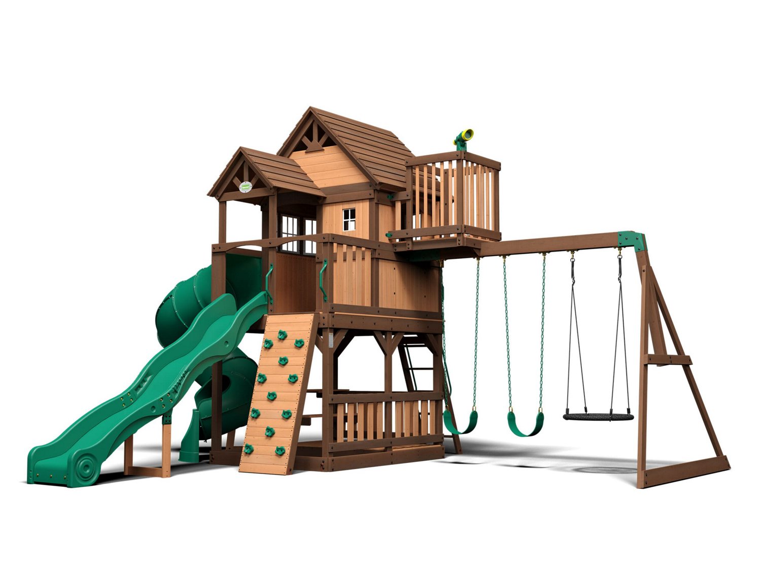 Backyard Discovery Skyfort Wooden Play Set Academy