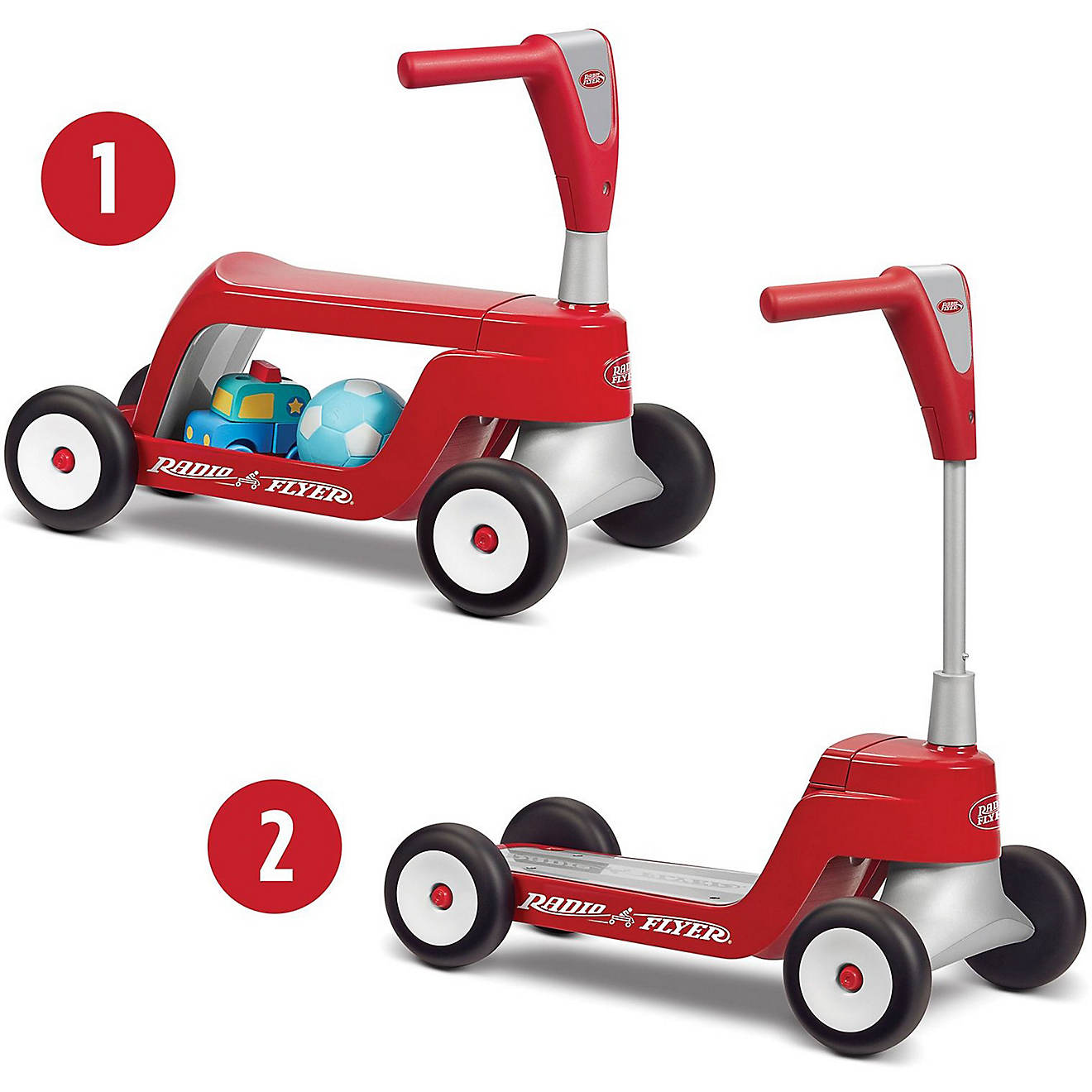 Radio Flyer Kids' Scoot 2 Scooter                                                                                                - view number 1
