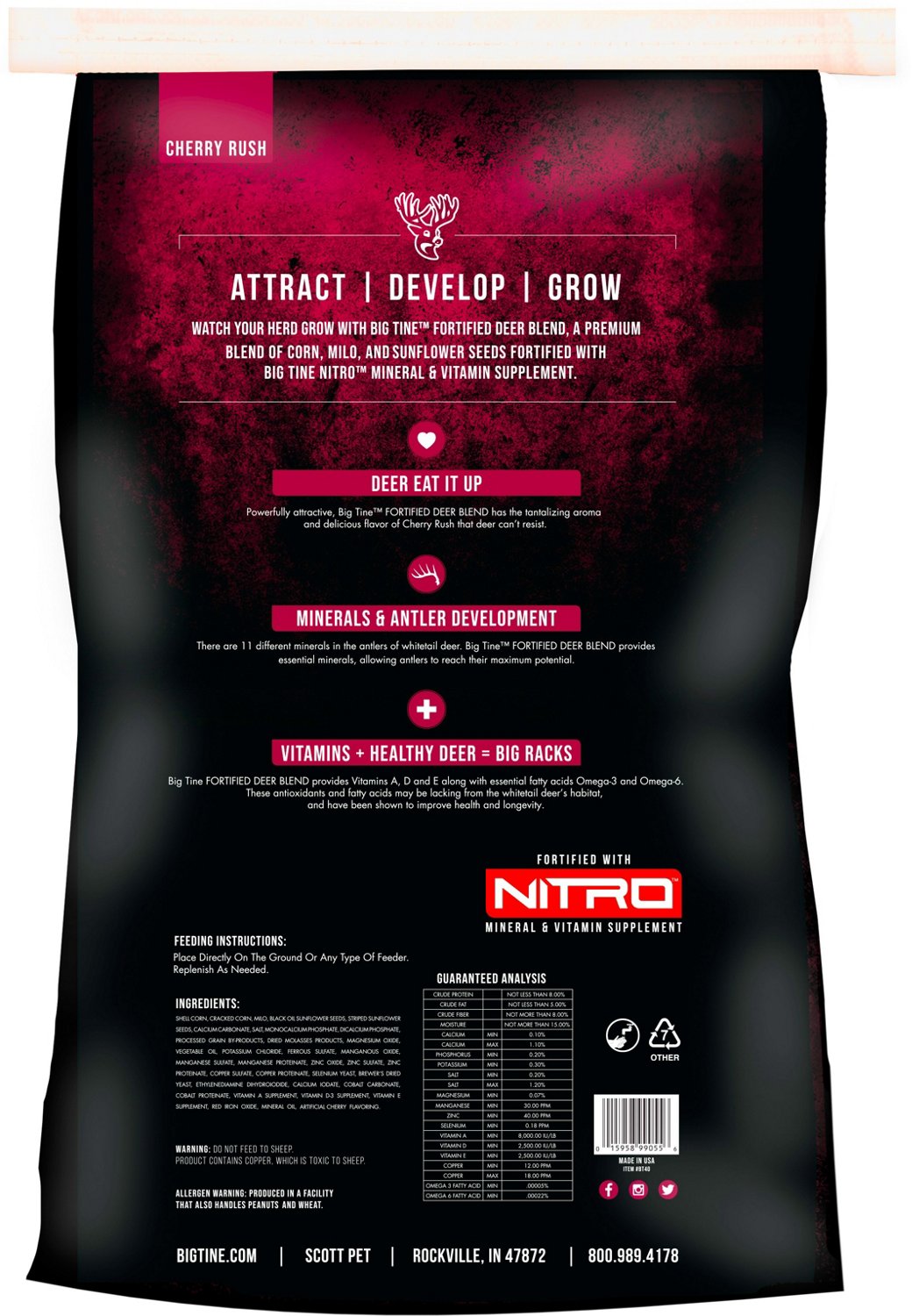 Big Tine Fortified Deer Blend - Cherry                                                                                           - view number 2