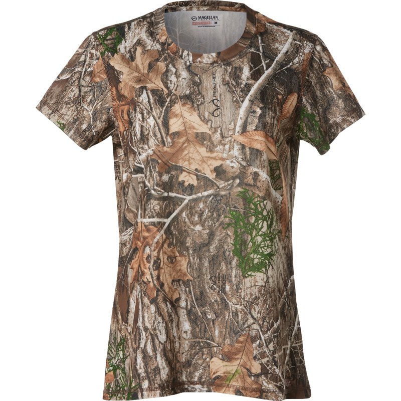 Magellan Outdoors Women's Eagle Pass Hunting T-Shirt, Large - Ladies Non-Insulated Camo at Academy Sports product image