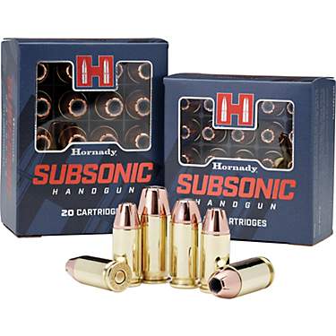 Hornady Subsonic Pistol Ammunition - 25 Rounds                                                                                  