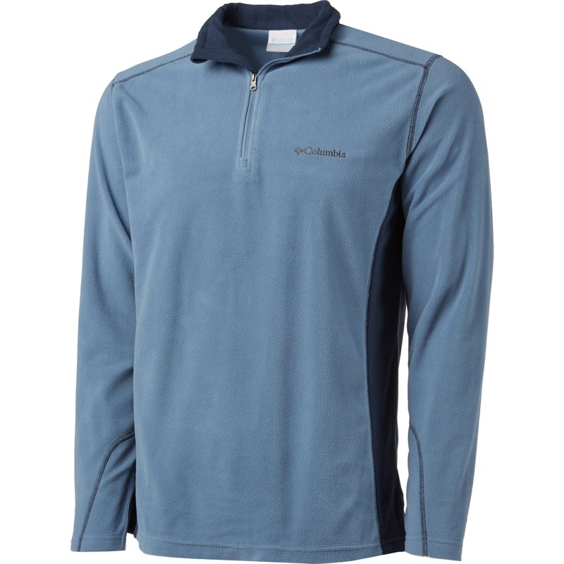 Columbia Sportswear Men's Klamath Range II 1/2 Zip Jacket Bluestone/Navy Blue, Small - Men's Athletic Jackets at Academy Sports product image