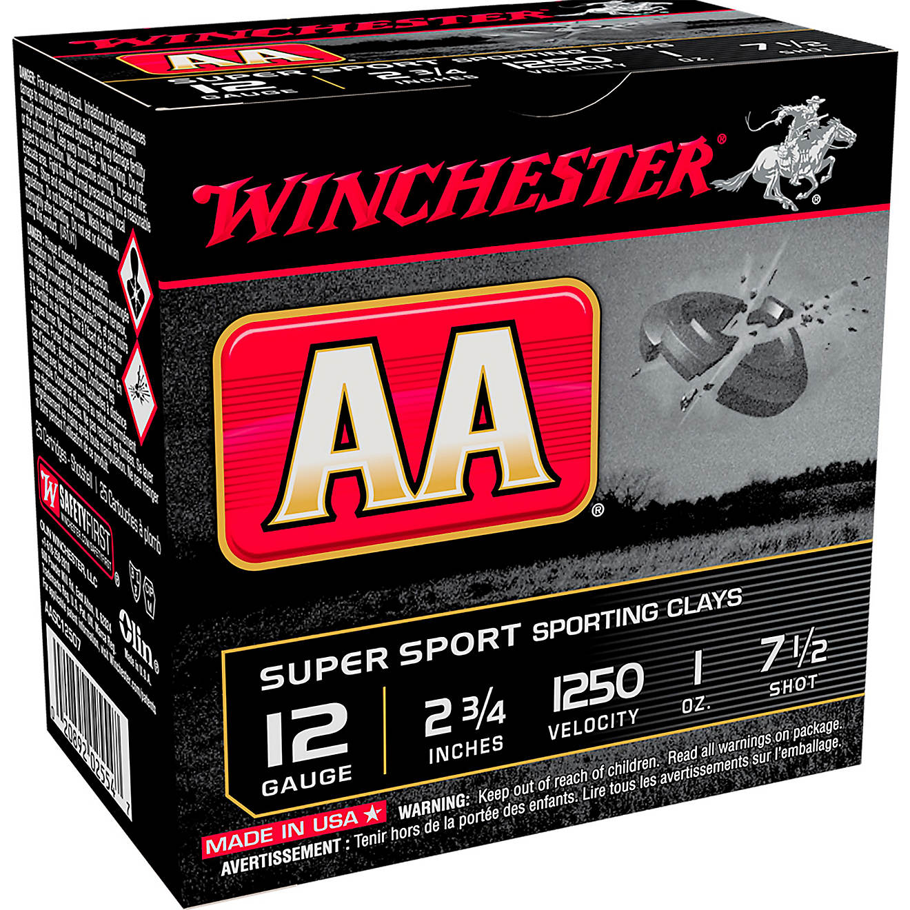 Winchester Super Sport Sporting Clays 12 Gauge Shotshells - 25 Rounds                                                            - view number 1