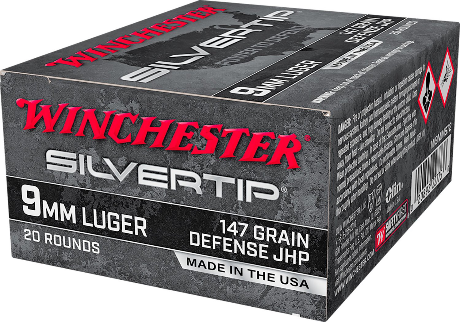 Winchester Silvertip 9mm Luger 147-Grain Ammunition - 20 Rounds                                                                  - view number 3