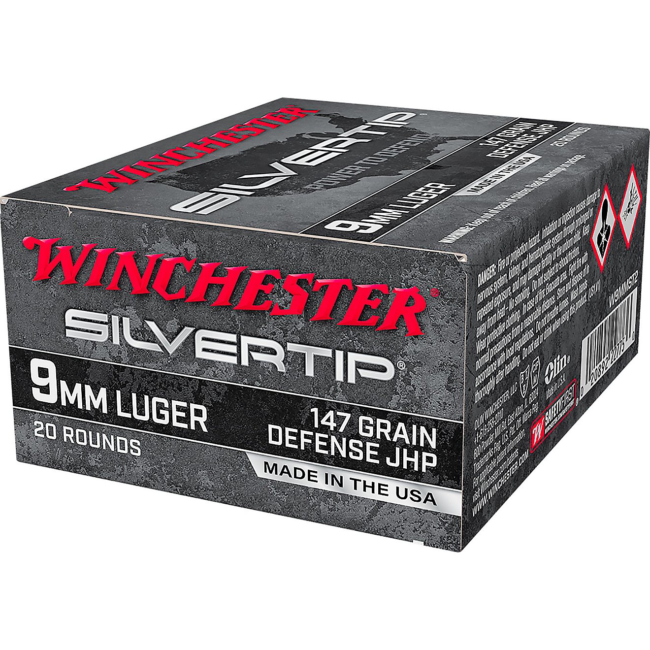 Winchester Silvertip 9mm Luger 147-Grain Ammunition - 20 Rounds                                                                  - view number 3