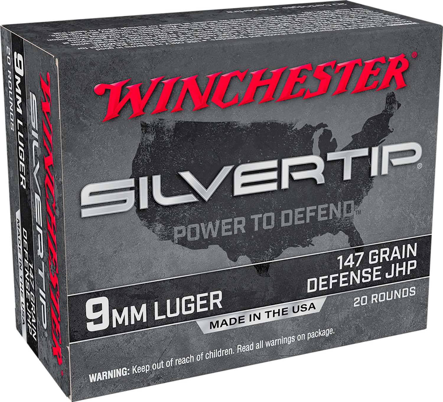 Winchester Silvertip 9mm Luger 147-Grain Ammunition - 20 Rounds                                                                  - view number 1 selected