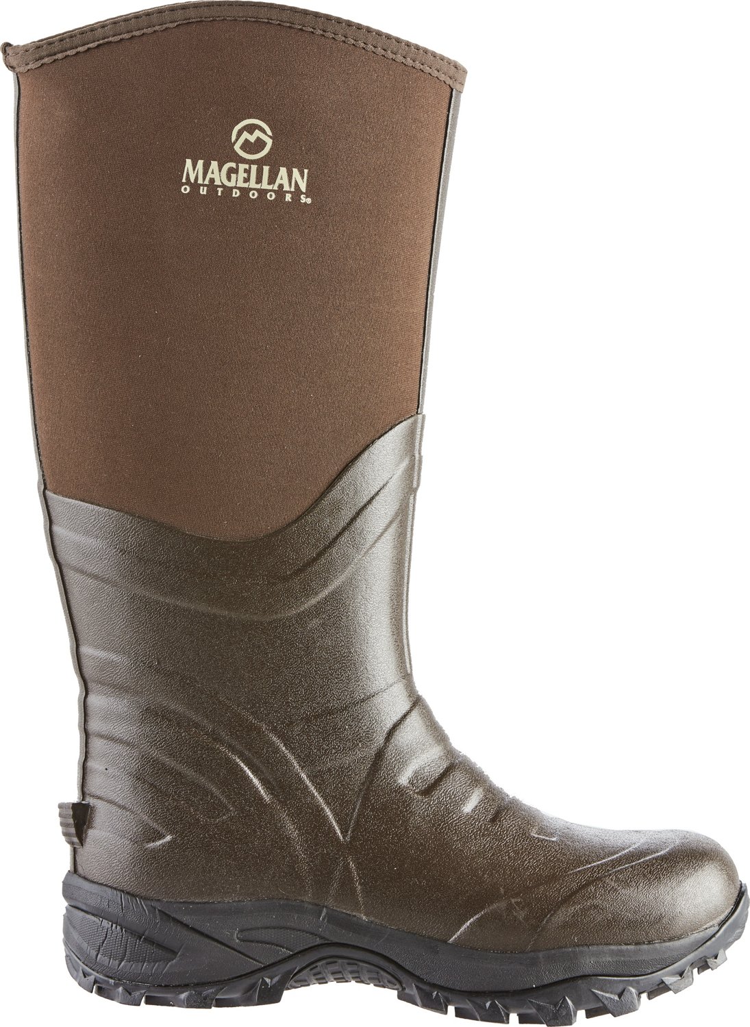Magellan Outdoors Men's Black Rubber Deck Boots