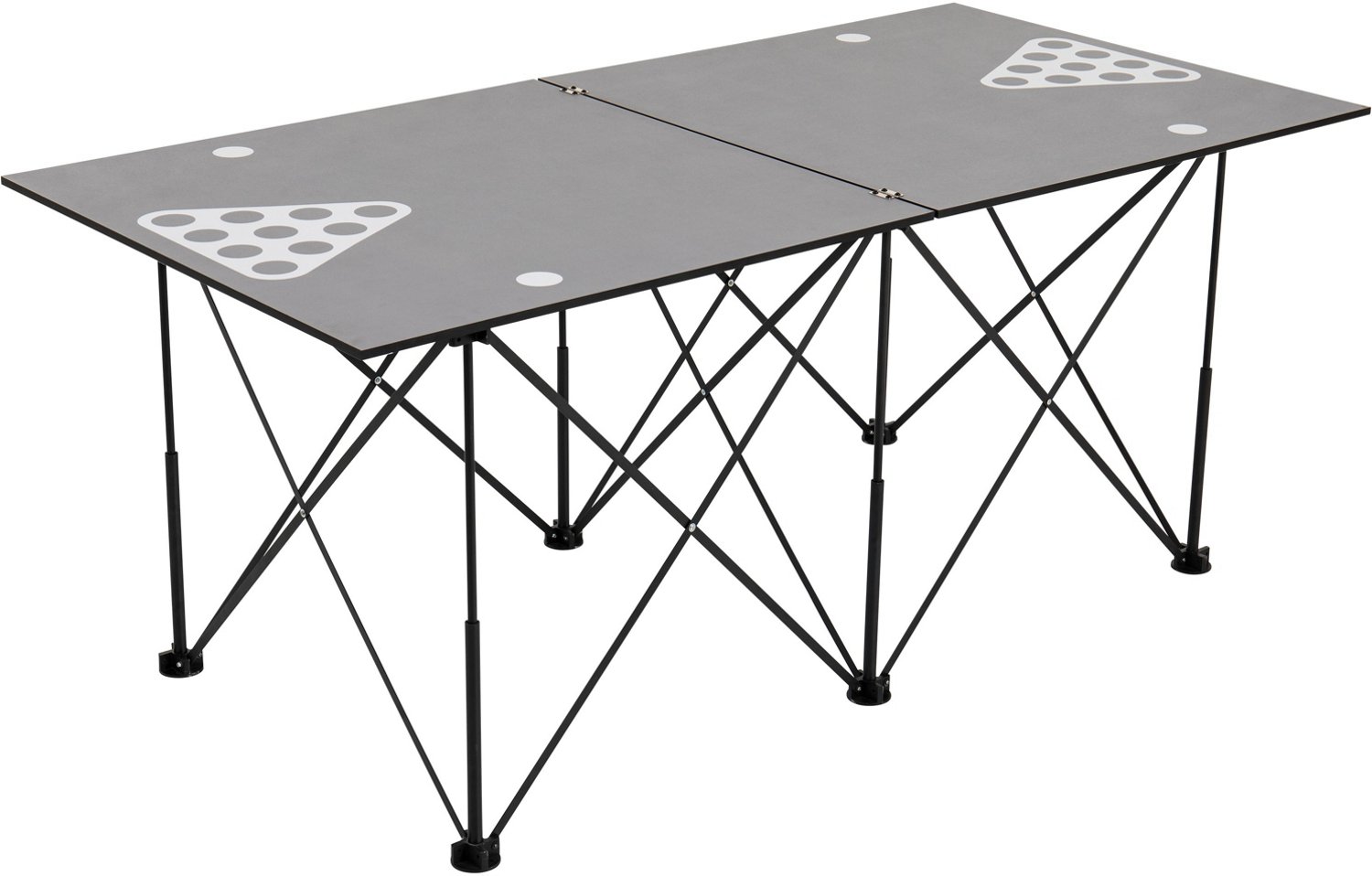 Chicago Bears 6' Weathered Design Pop Up Table Tennis Set