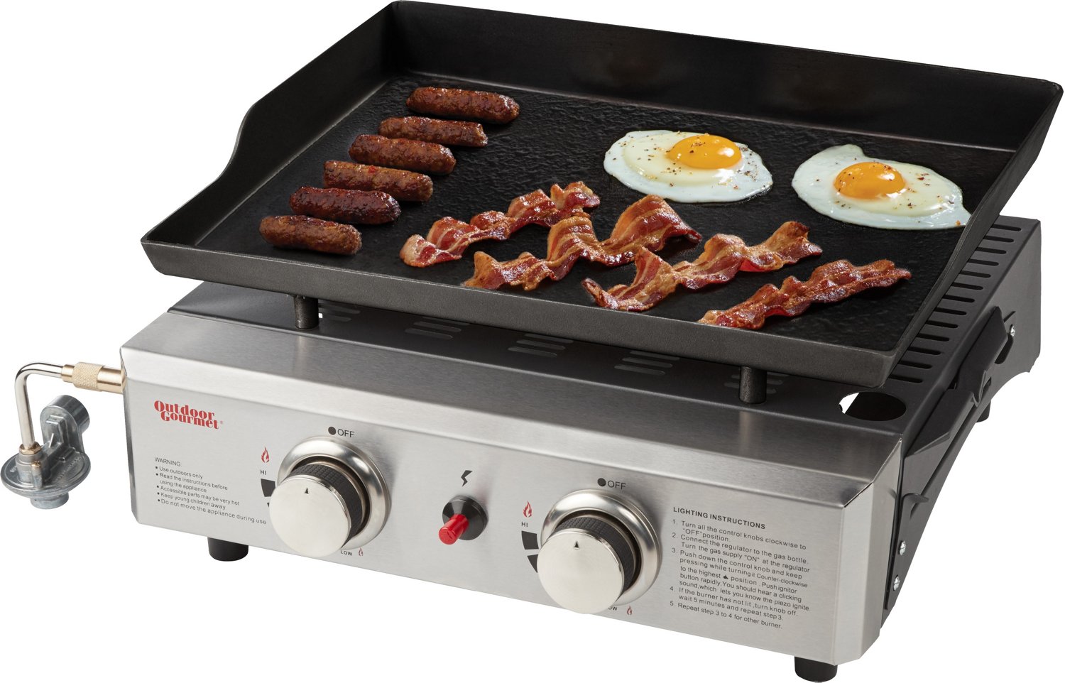 Outdoor Gourmet Tabletop Griddle Academy