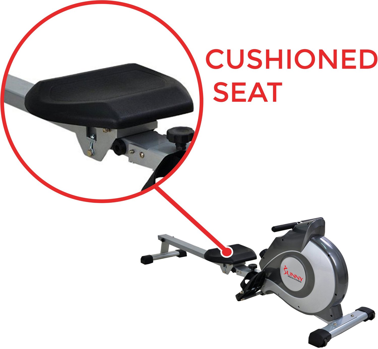 Sunny Health & Fitness Magnetic Rowing Machine - view number 6