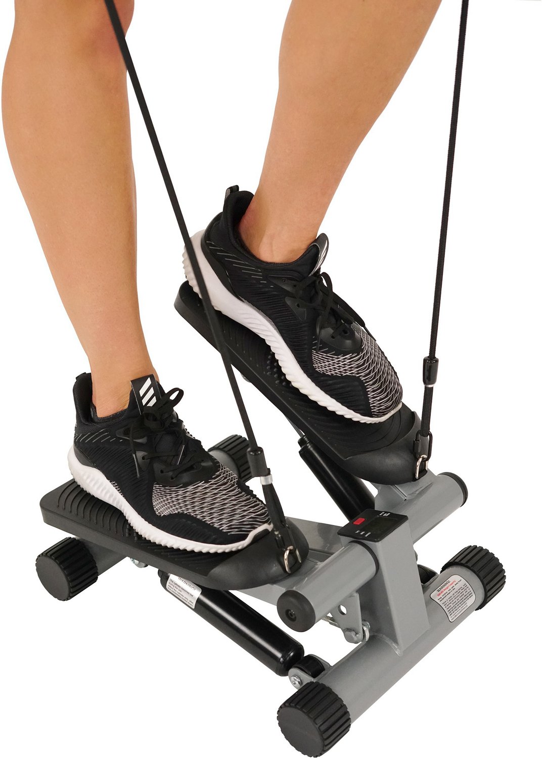 Sunny Health Fitness Mini Stepper with Bands Academy