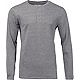 Magellan Outdoors Men's Base Camp Thermal Heathered Long Sleeve Henley Top                                                       - view number 1 selected