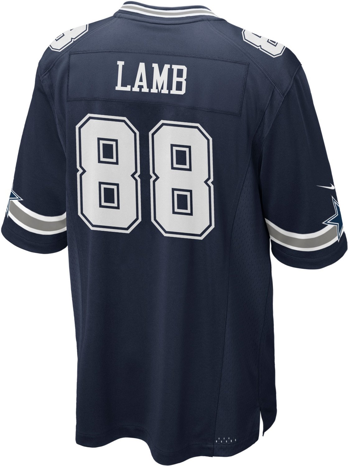 Dallas Cowboys No88 CeeDee Lamb White Men's Nike Team Logo Dual Overlap Limited Jersey