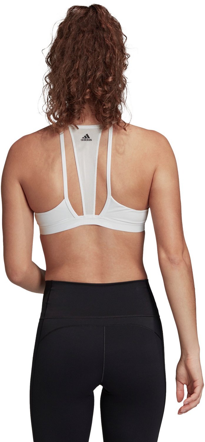 adidas Women's All Me 3-Stripes Mesh Sports Bra - view number 2