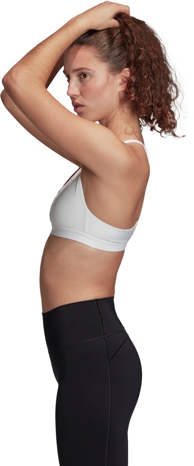 adidas Women's All Me 3-Stripes Mesh Sports Bra - view number 3