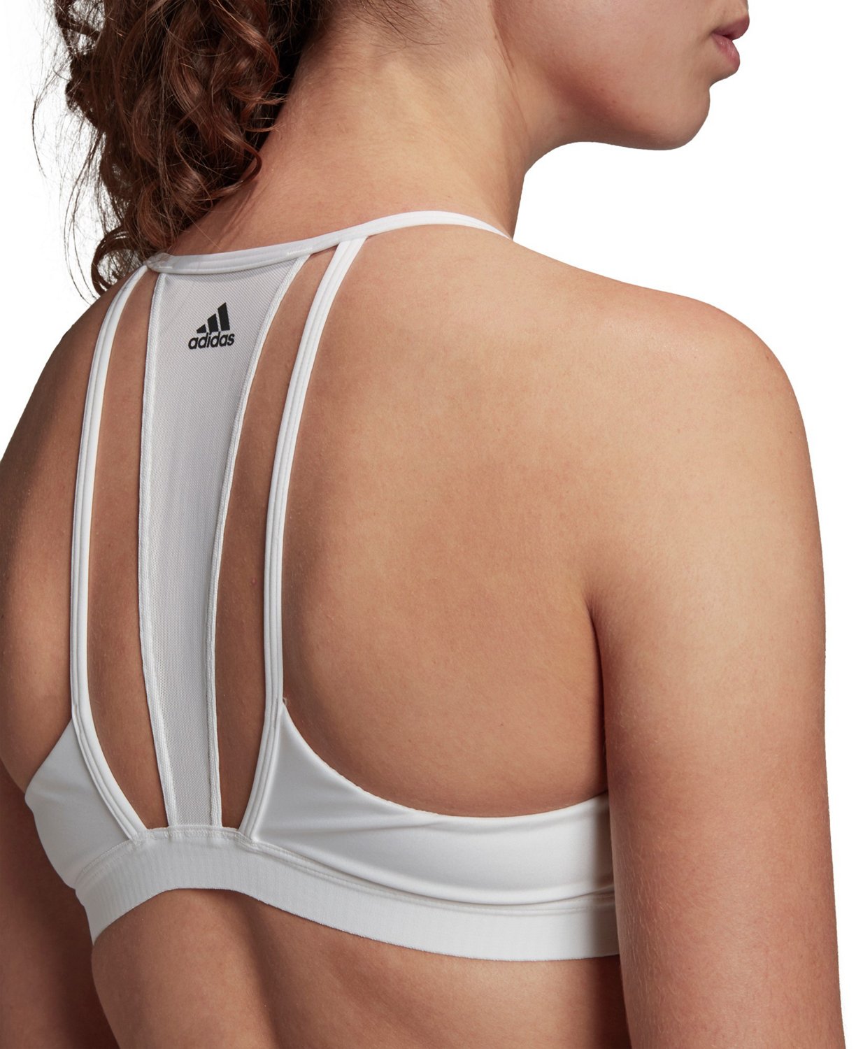 adidas Women's All Me 3-Stripes Mesh Sports Bra - view number 4