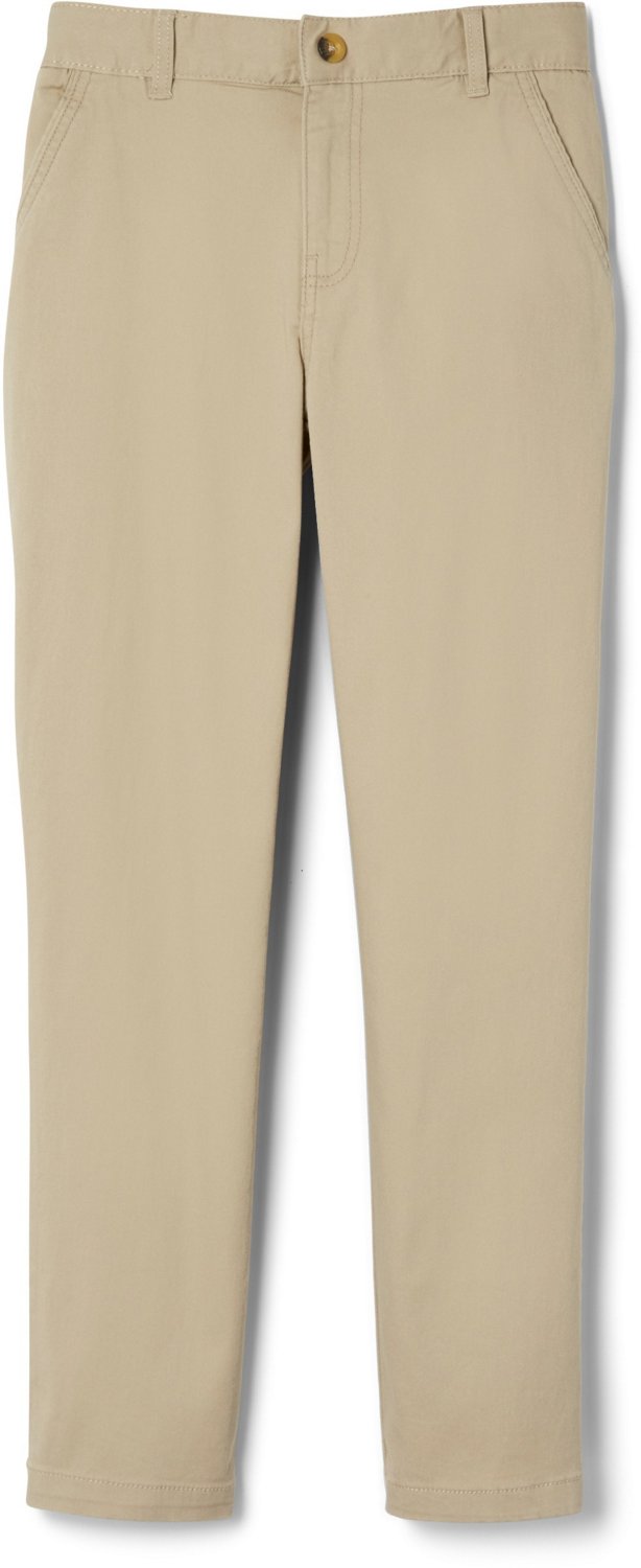 French Toast Men's At School Stretch Straight Fit Chino Pants | Academy