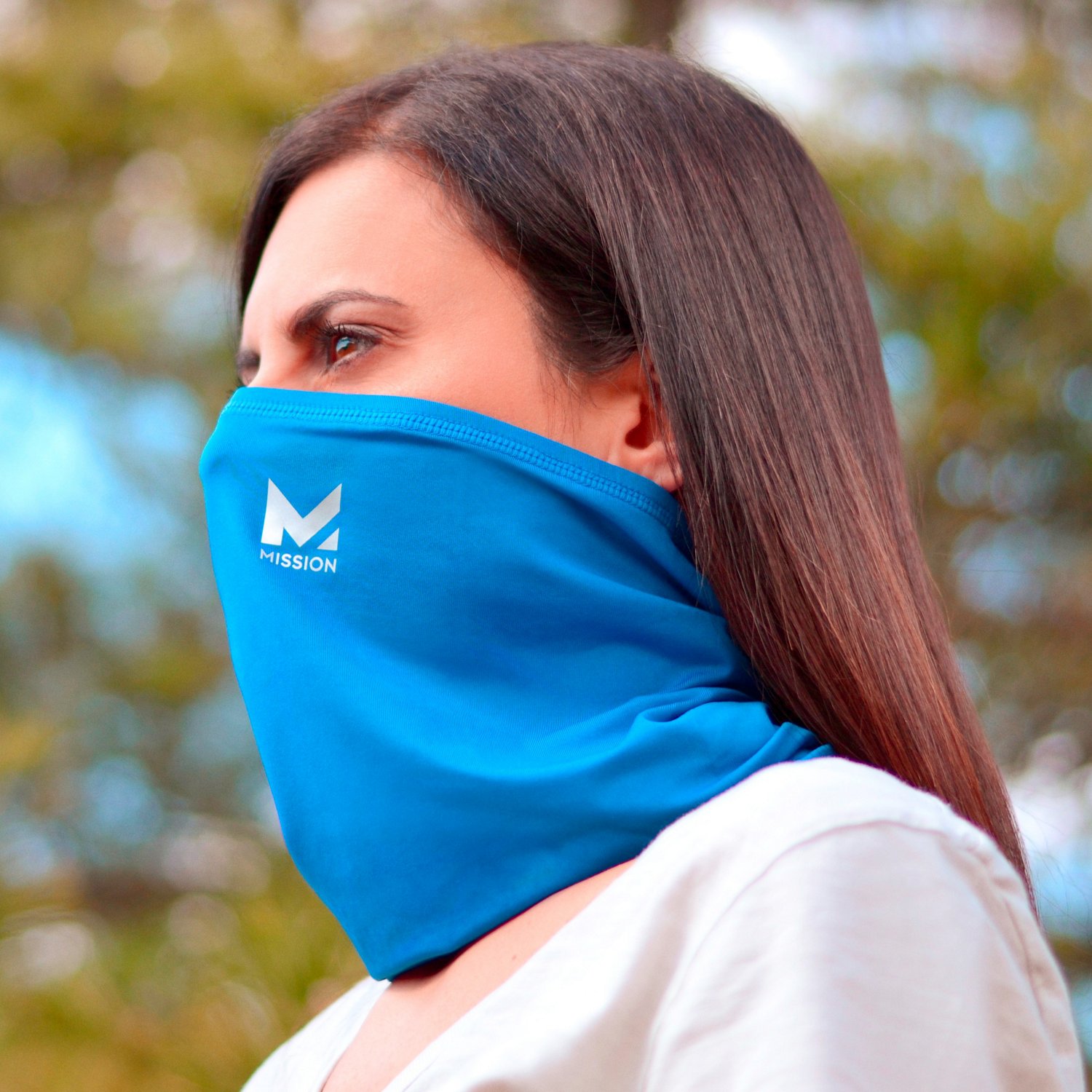 MISSION Men's Cooling Neck Gaiter Academy