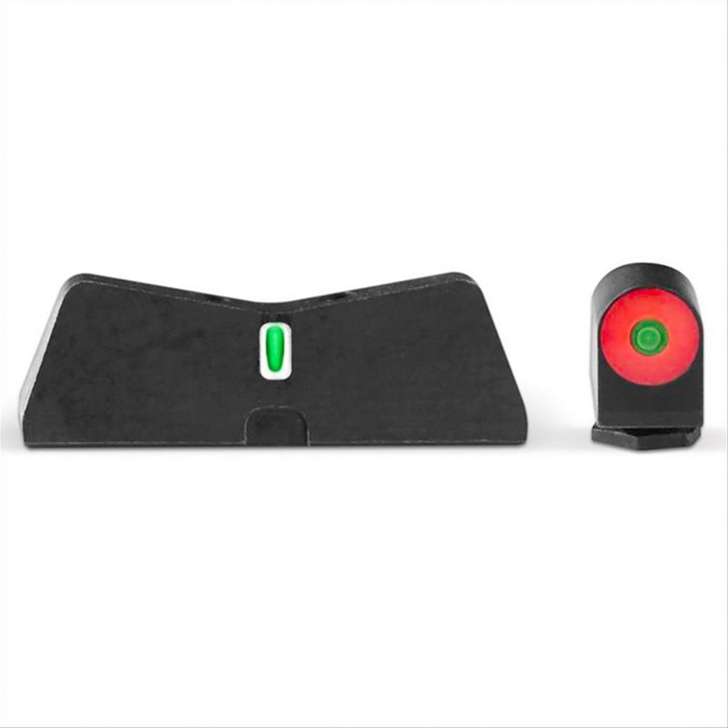 XS SIGHTS DXT2 Big Dot Tritium Front and Rear Night Sight for Glock 42, 43, 43X, and 48 (Orange)