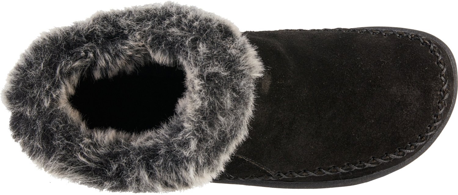 Magellan Women's Faux Fur Collar Bootie Slipper | Academy